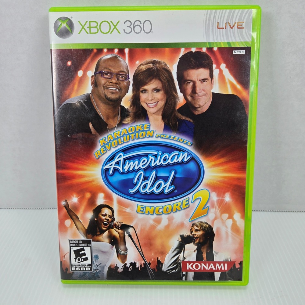 Karaoke Revolution Presents American Idol‎ Encore 2 Xbox 360 Game